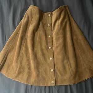 Beautiful camel small skirt